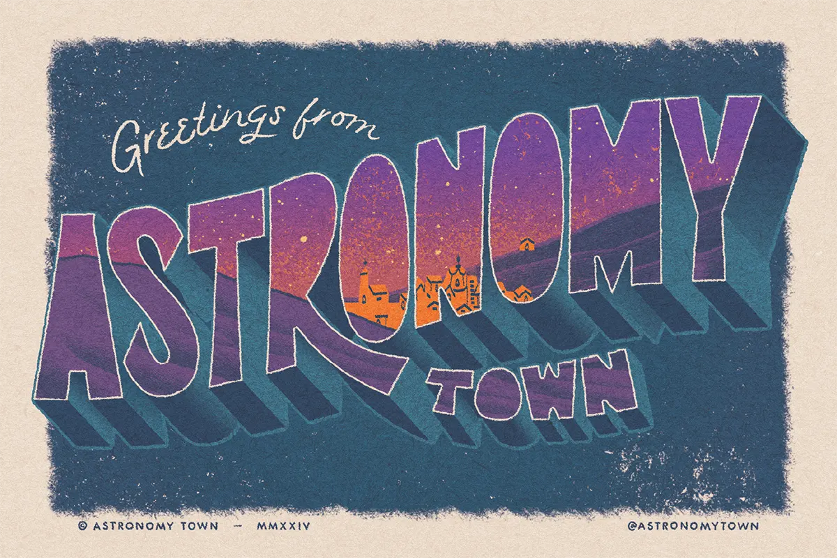 front of final postcard design