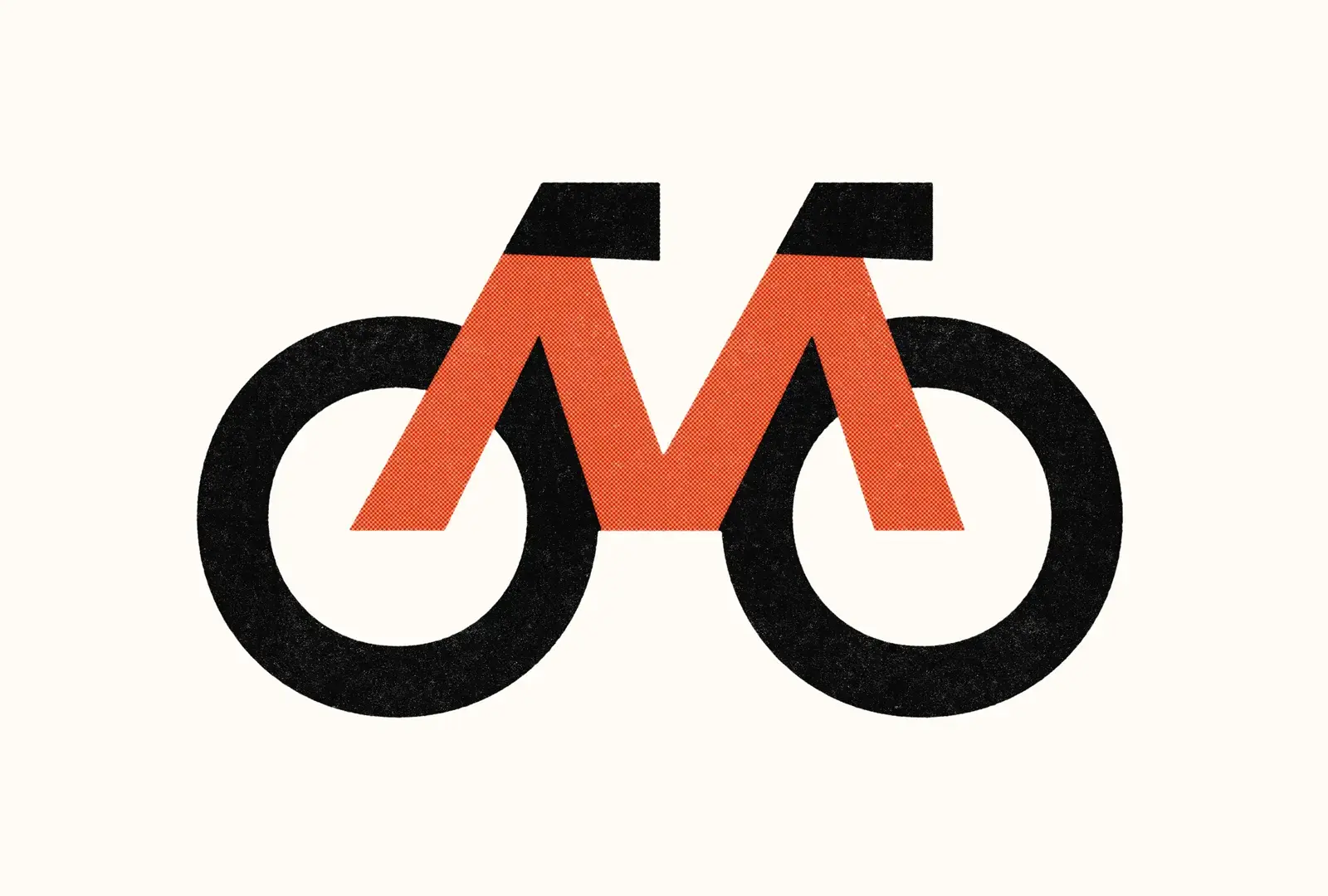 final M/bike icon, red