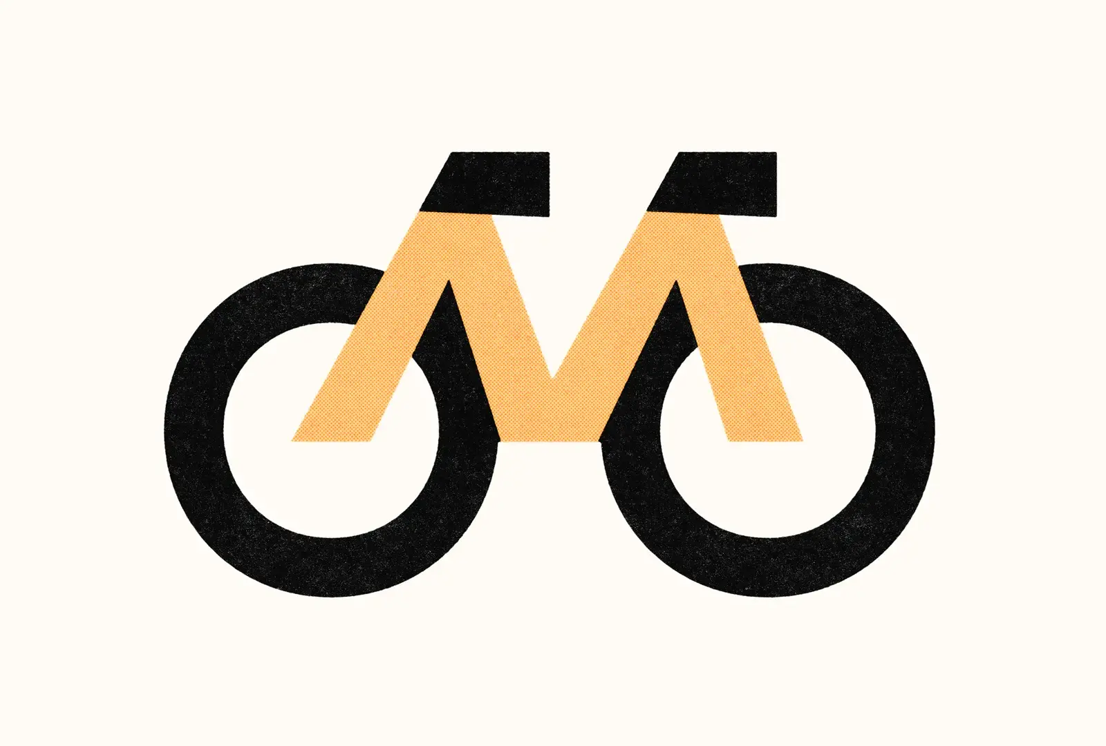 final M/bike icon, yellow