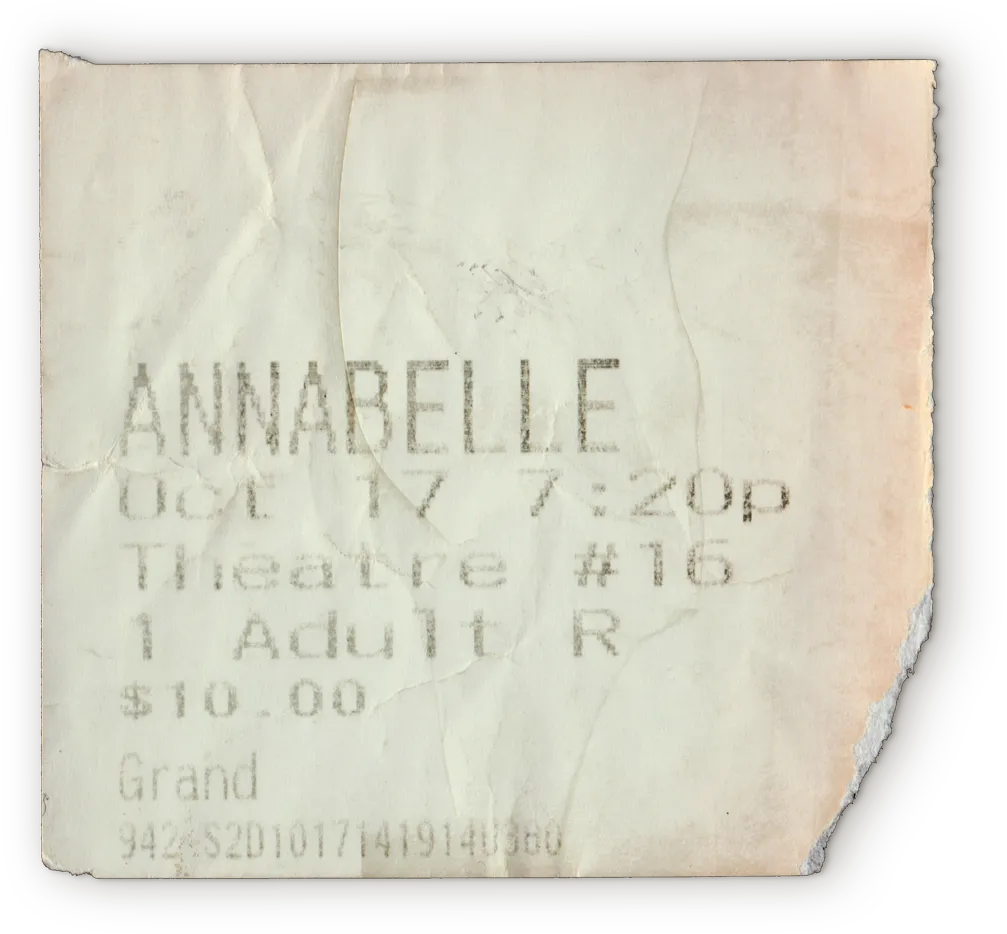 Annabelle ticket