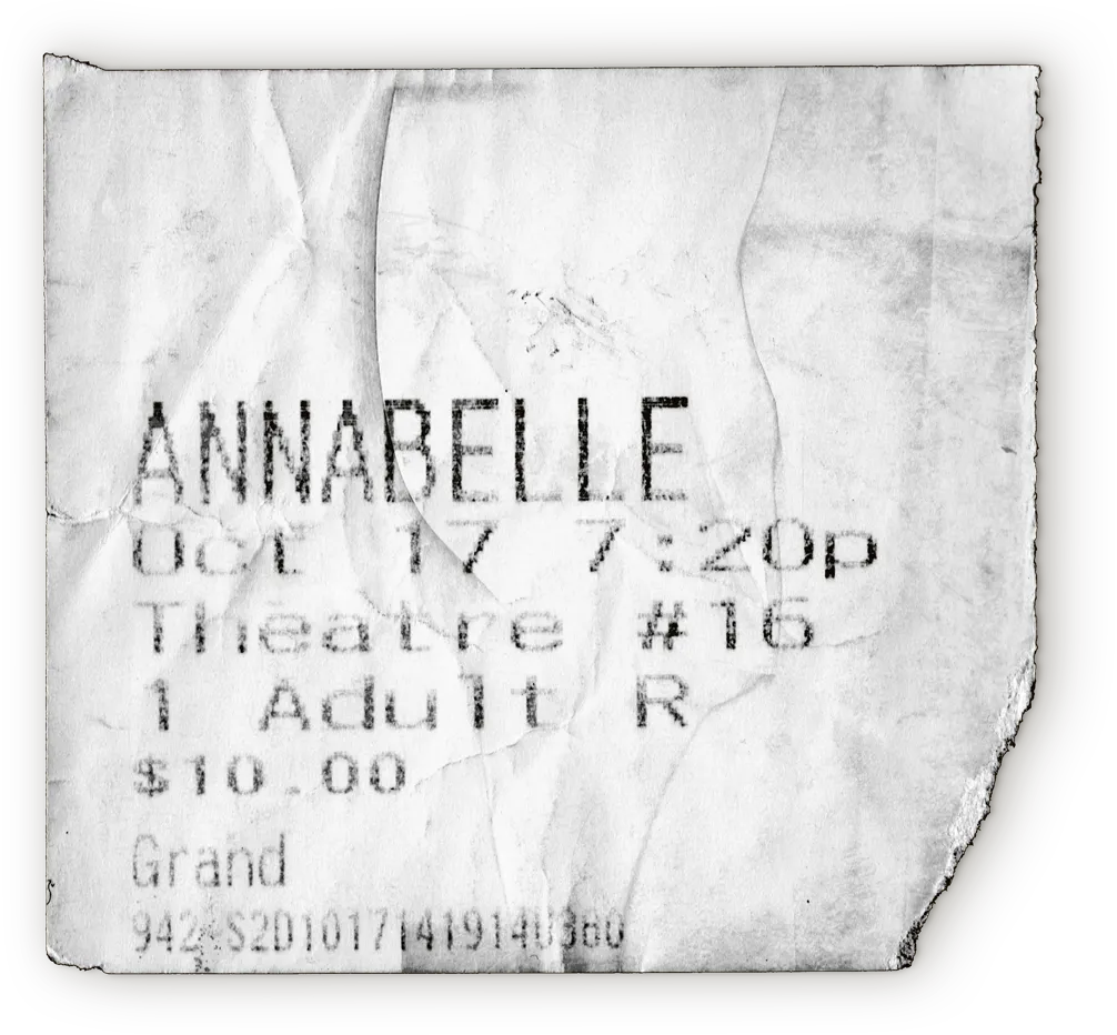 Annabelle ticket (enhanced)