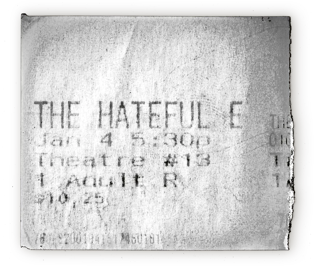 The Hateful Eight ticket (enhanced)