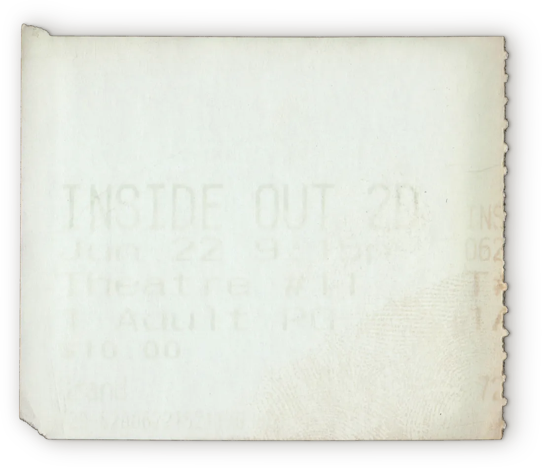 Inside Out ticket